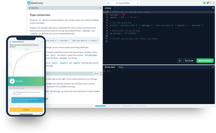 Interface mobile